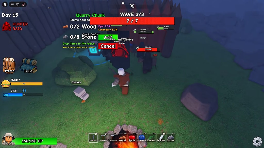 Bosses and Raids